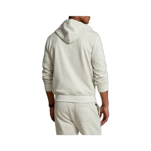 Pony Embroidered Zip-Up Hoodie