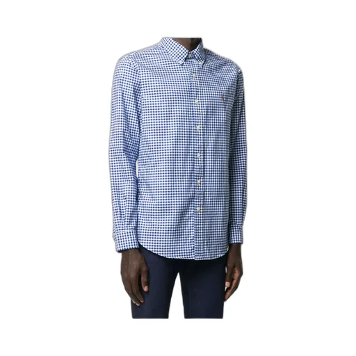 Gingham Button-Down Shirt