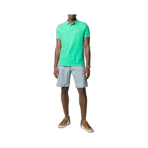 Logo Embroidered Short-Sleeved Polo Shirt