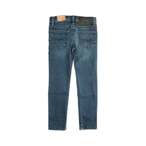 Washed Slim-Cut Jeans