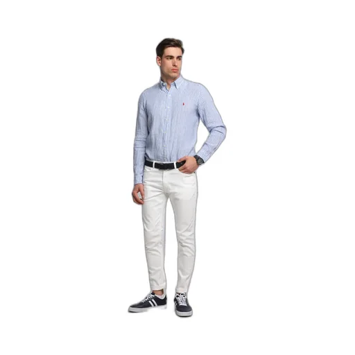 Striped Long-Sleeved Shirt