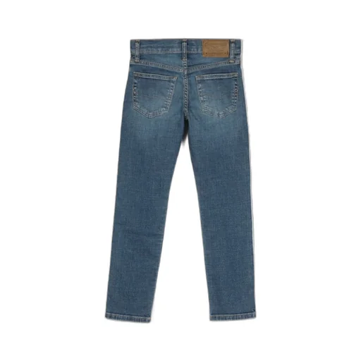 Faded Mid-Rise Jeans
