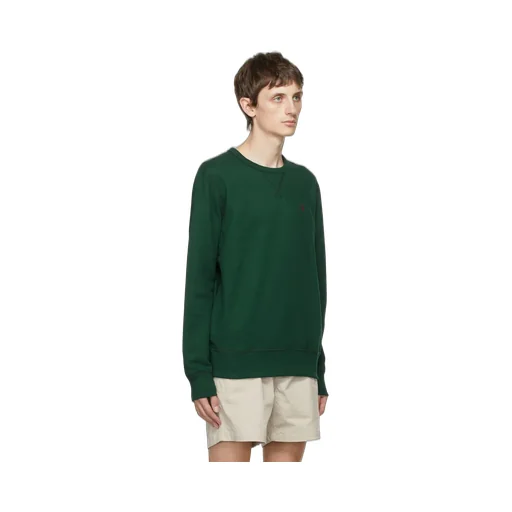 Logo Embroidered Round Neck Sweater