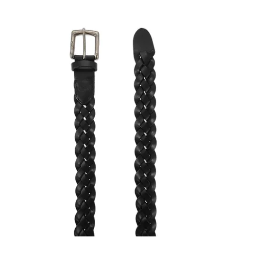 Logo Engraved Braided Belt