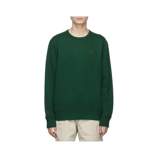 Logo Embroidered Round Neck Sweater