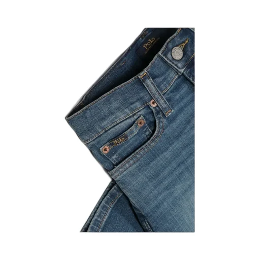 Faded Mid-Rise Jeans