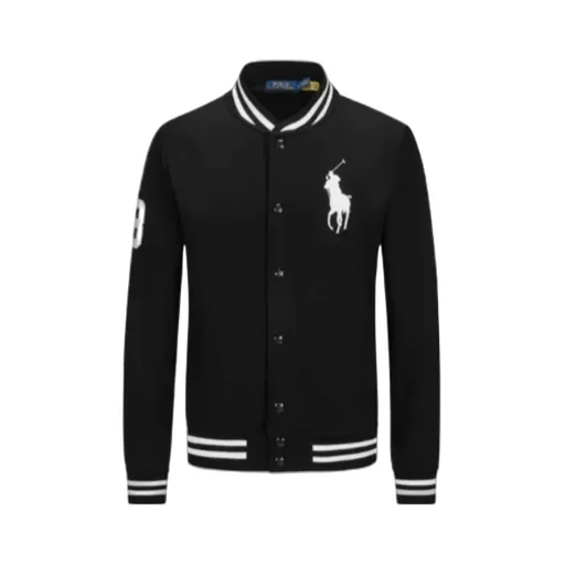 Pony Embroidered Varsity Jacket