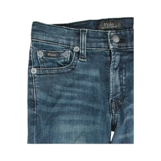Washed Slim-Cut Jeans