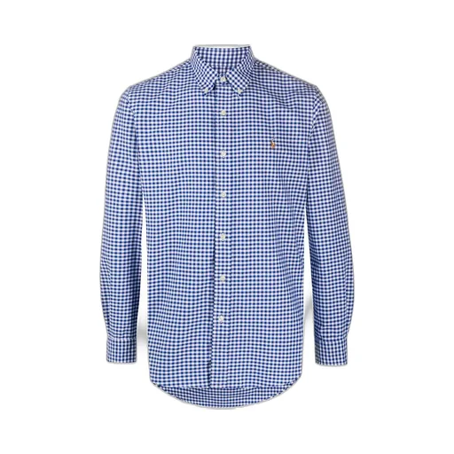 Gingham Button-Down Shirt