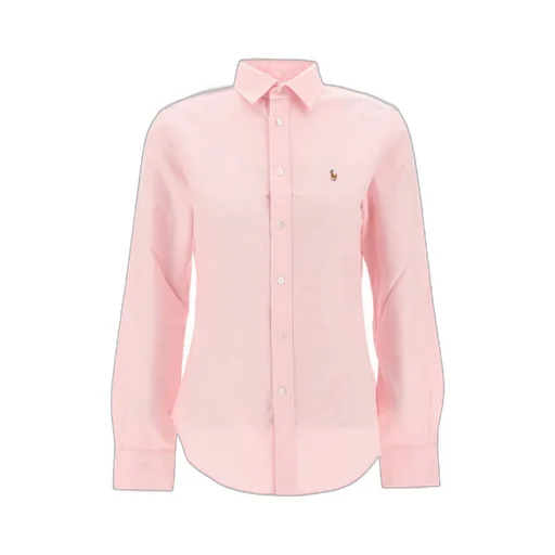 Logo Embroidered Long-Sleeved Shirt