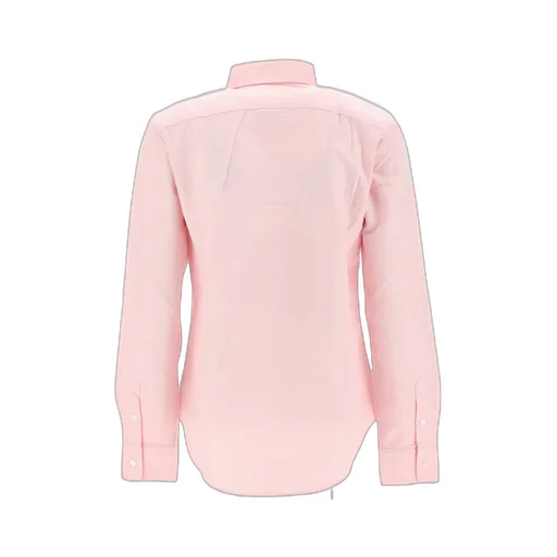 Logo Embroidered Long-Sleeved Shirt