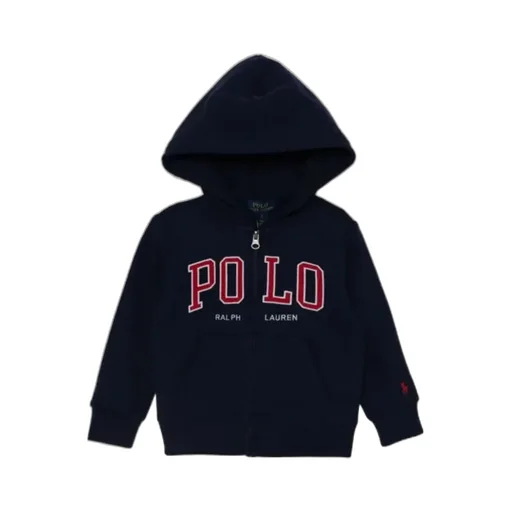 Logo Printed Long Sleeved Zipped Hoodie