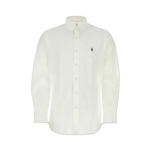 Pony Embroidered Curved Hem Shirt