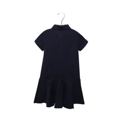 Flared Skirt Polo Dress