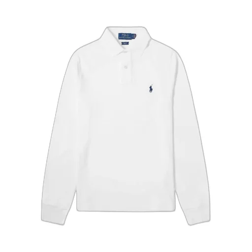 Pony Embroidered Long-Sleeved Polo Shirt