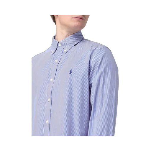 Pony Embroidered Striped Shirt