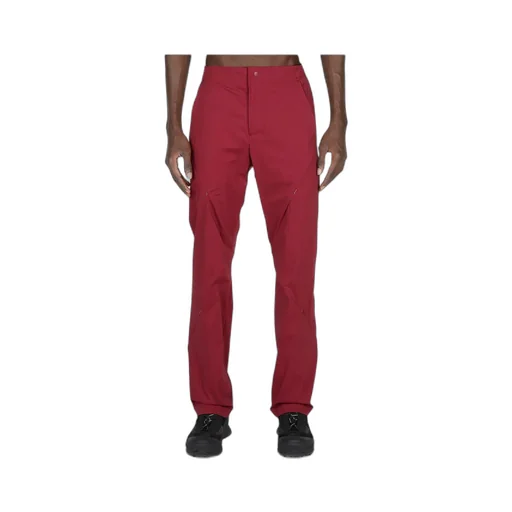 Pleated Zipper Casual Pants