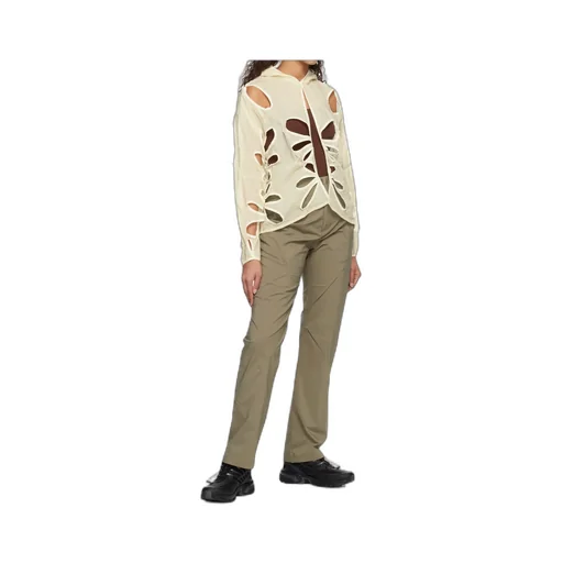 Taffeta Patchwork Casual Pants