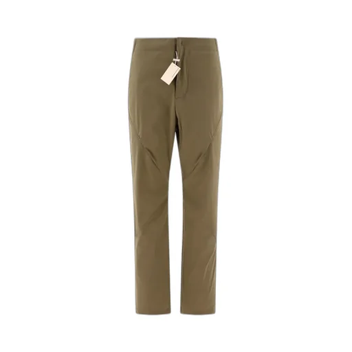Pleated Zipper Casual Pants