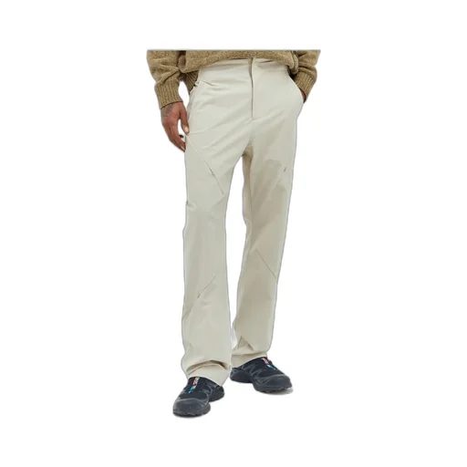 Elastic Waist Zipper Casual Pants