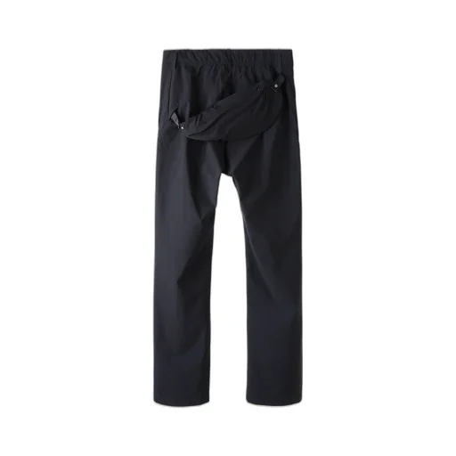 Tonal Stitching Straight-Leg Trousers