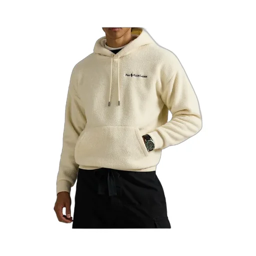 Logo Embroidered Drawstring Hoodie