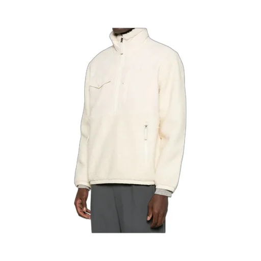 Hybrid Half-Zip Fleece-Panel Jacket
