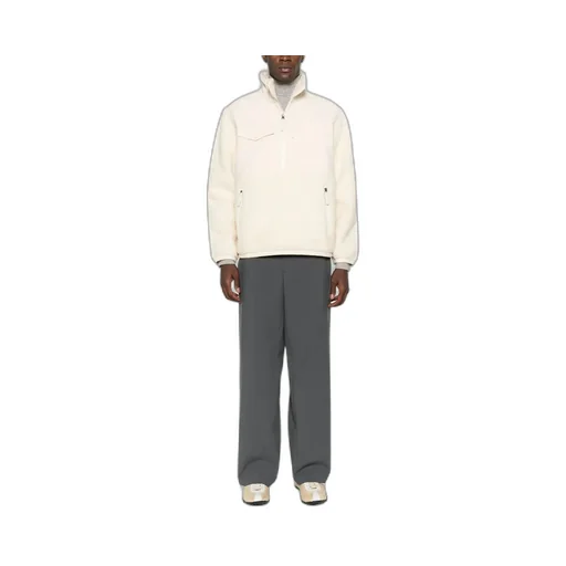 Hybrid Half-Zip Fleece-Panel Jacket
