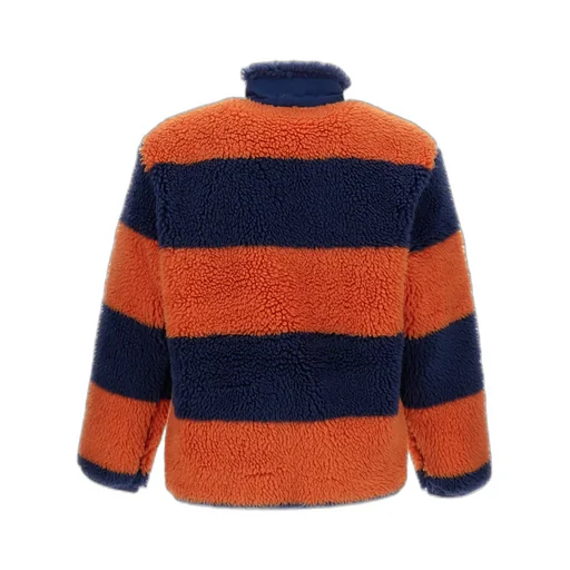 Striped Fleece Zipped Jacket