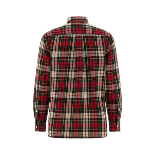 Relaxed Fit Plaid Twill Shirt