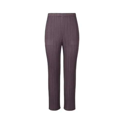 January Pleated Slim-Cut Trousers