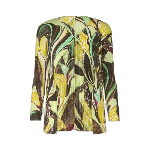 Pleated Cardigan