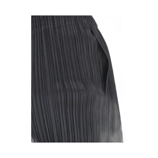 Plissé-Effect Trousers