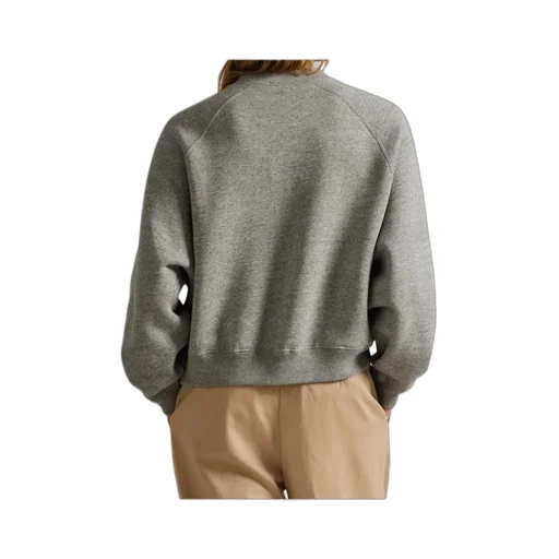 Raglan-Sleeve Crewneck Sweatshirt