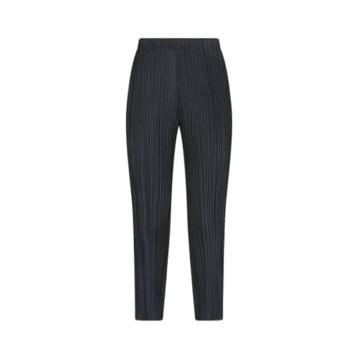 Plissé-Effect Trousers