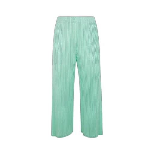 Pleated Wide-Leg Trousers