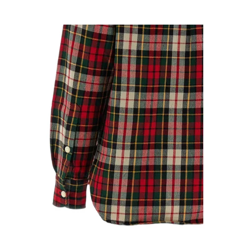 Relaxed Fit Plaid Twill Shirt