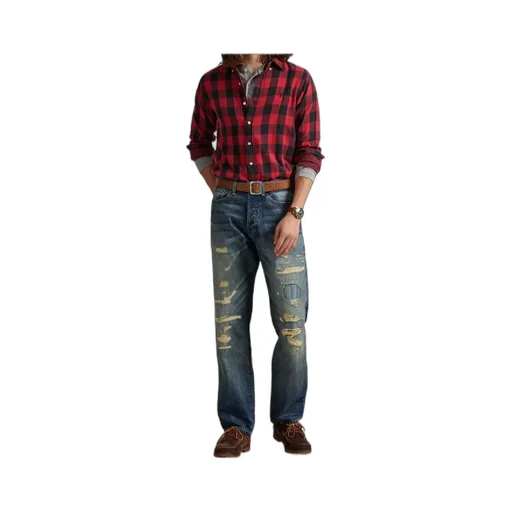 Long Sleeve Checked Shirt