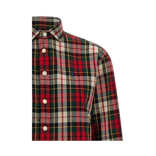 Relaxed Fit Plaid Twill Shirt