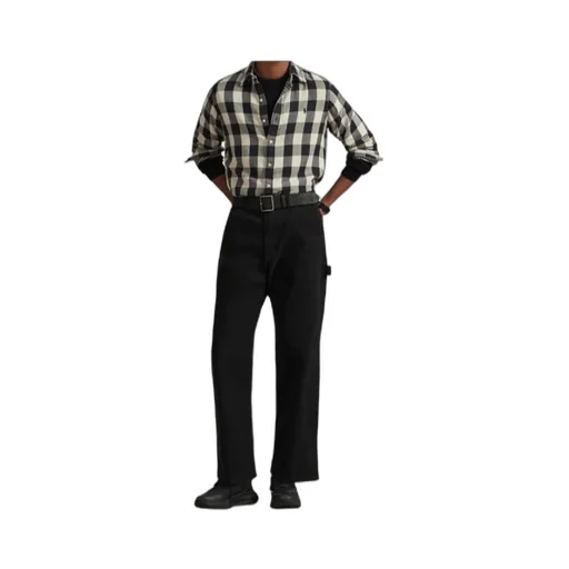 Long Sleeve Checked Shirt
