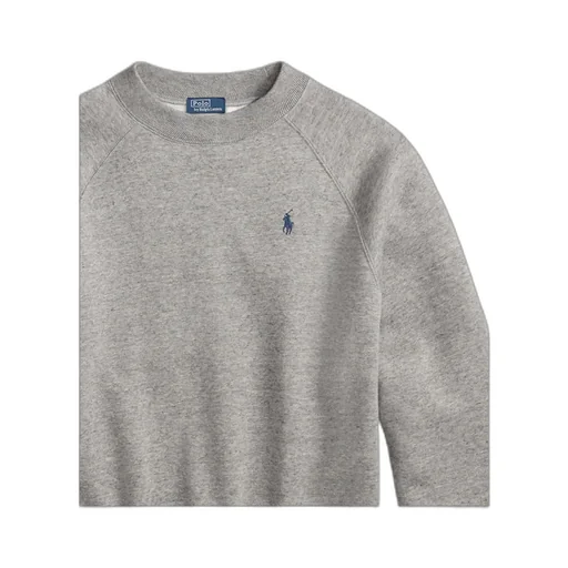 Raglan-Sleeve Crewneck Sweatshirt