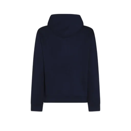 Logo Embroidered Drawstring Hoodie