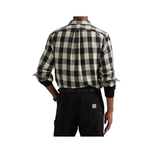 Long Sleeve Checked Shirt