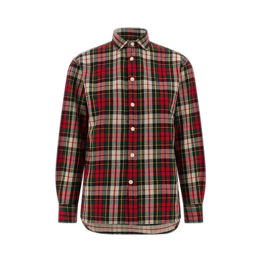 Relaxed Fit Plaid Twill Shirt
