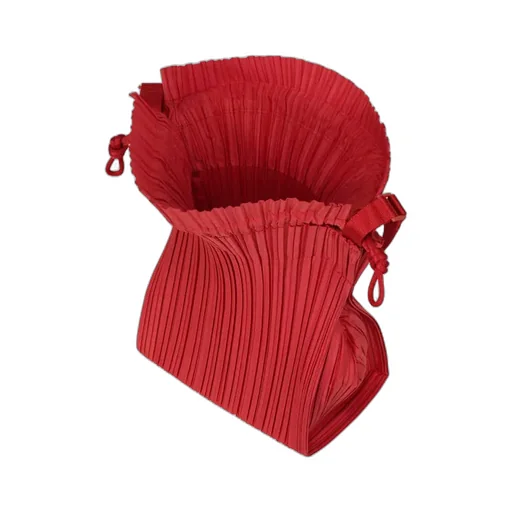 Square Pleats Cross Body Bag