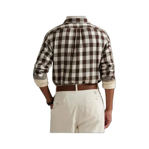 Long Sleeve Checked Shirt