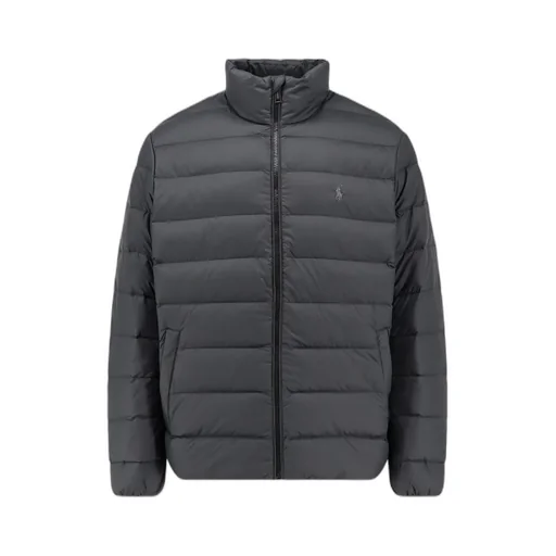 Logo Embroidered Zip-Up Jacket