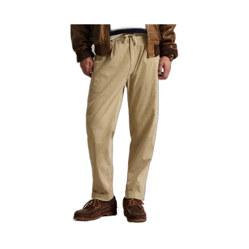 Drawstring Pleated Trousers