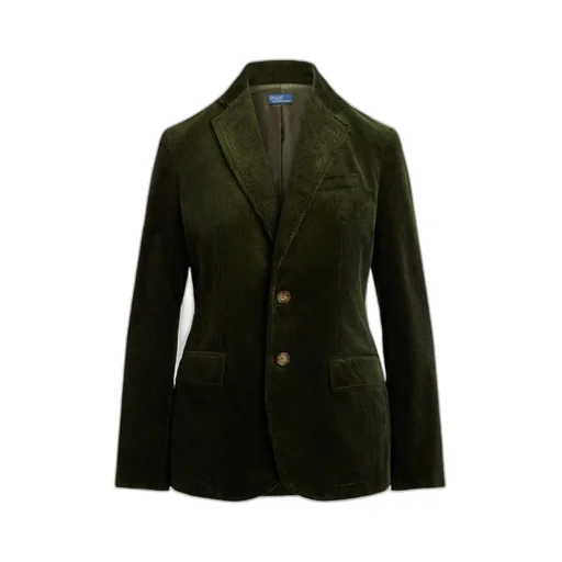 Single-Breasted Corduroy Blazer