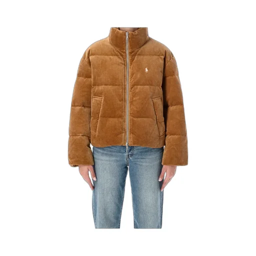 Corduroy Quilted Puffer Jacket